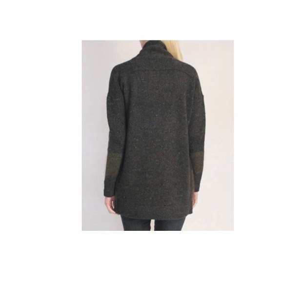 Vince Cashmere Colorblock Draped Open Cardigan Sweater - Picture 6 of 6